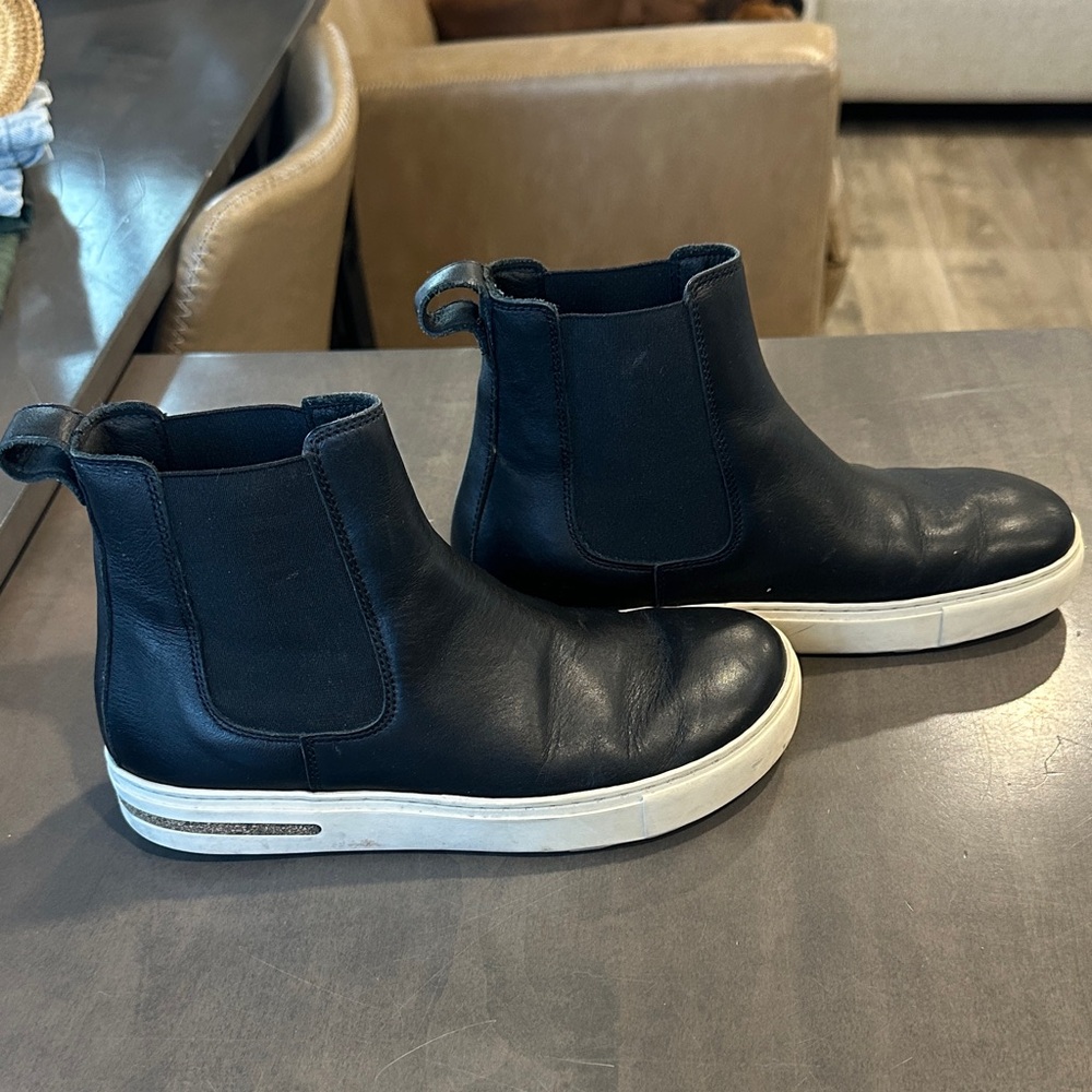 Leather Chelsea Sneaker Boot